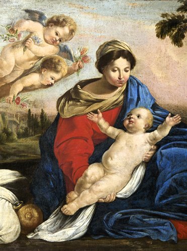 "The Holy Family: Rest During the Flight into Egypt"
